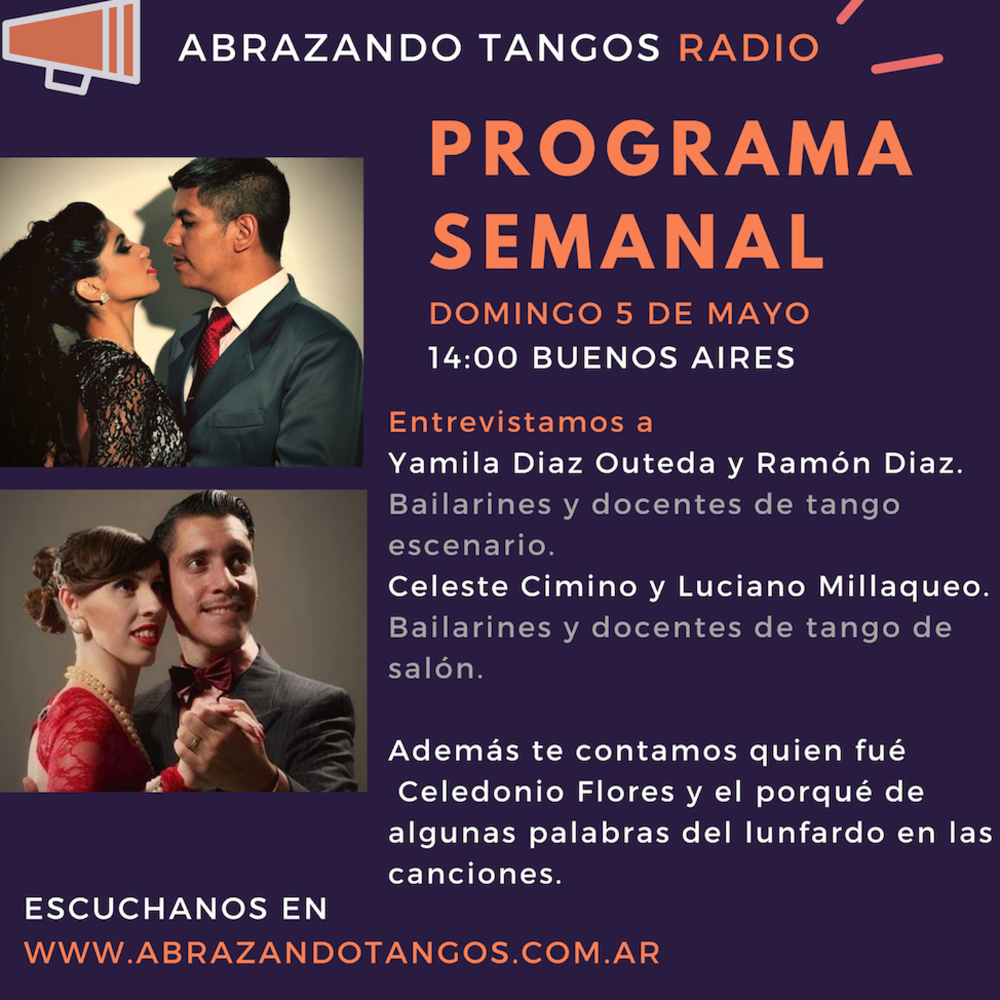 El semanal de Abrazando Tangos