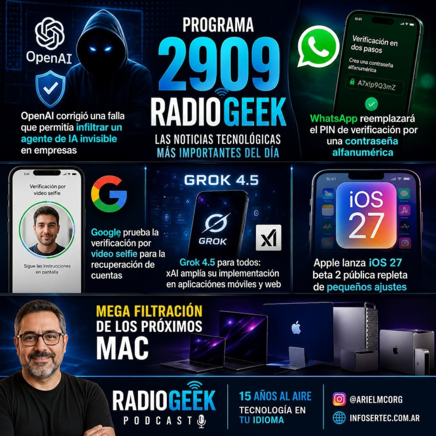 Radiogeek 2909 - Se aproximan cambios interesantes cambios para WhatsApp