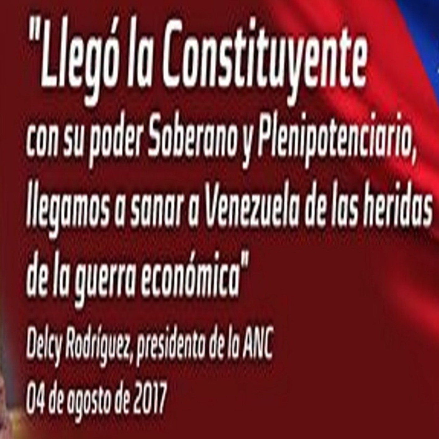 Delcy Rodríguez El pueblo exige acciones contra la Inflación 20171031