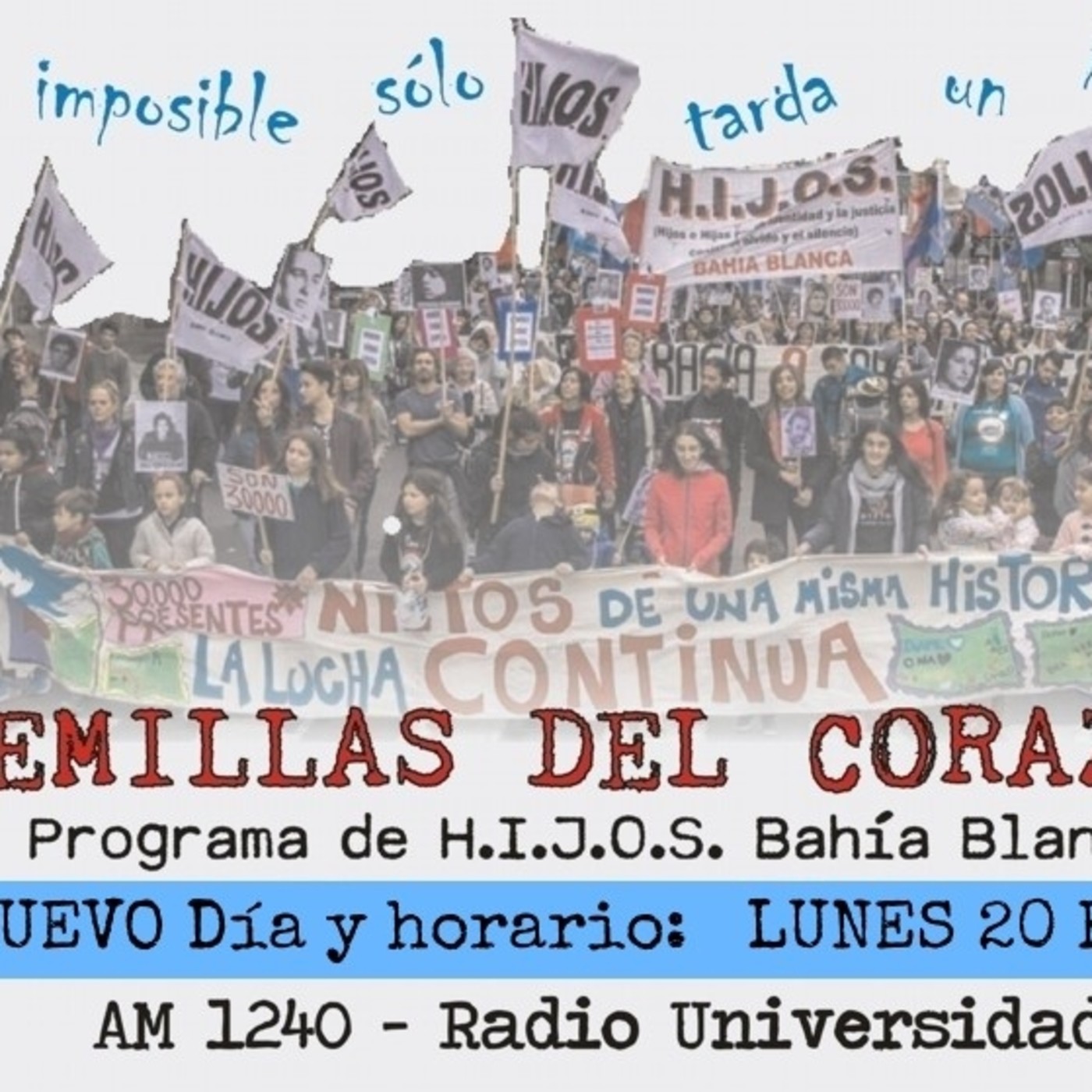 Semillas del Corazón Programa de HIJOS BahiaBlanca