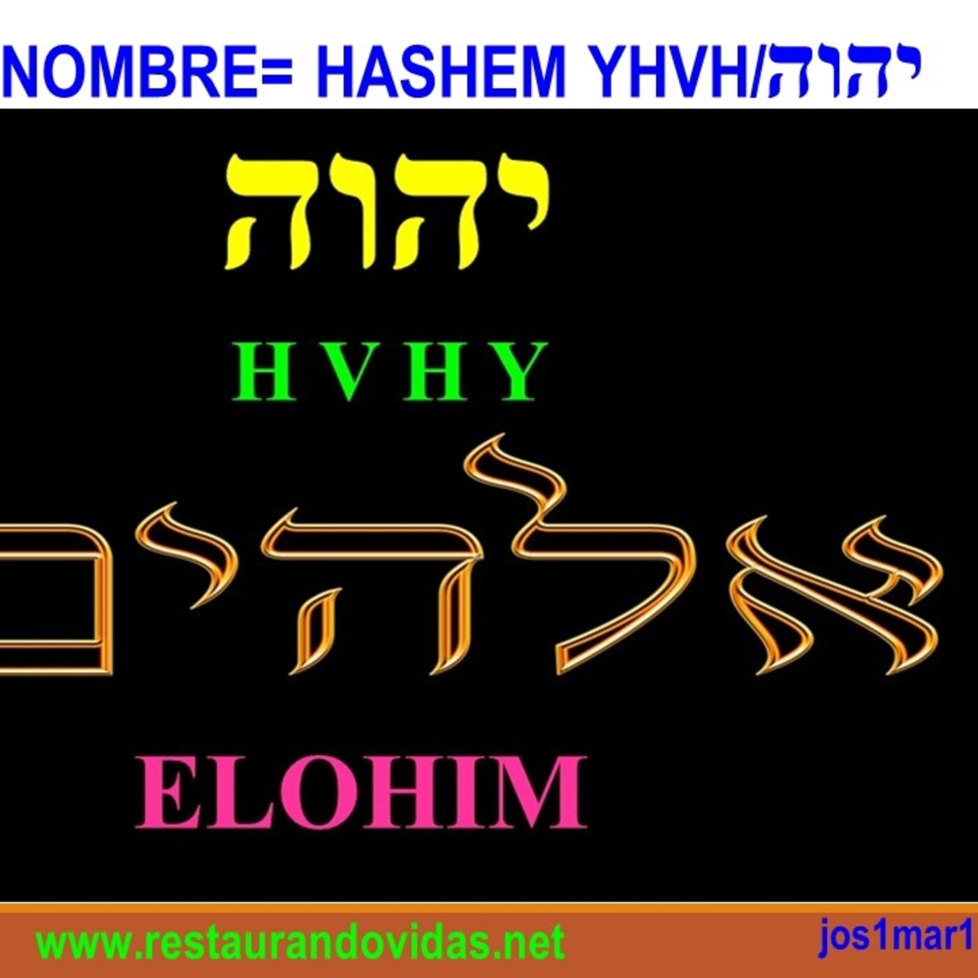 EL NOMBRE DE YHVH COMO SE PRONUNCIA 3