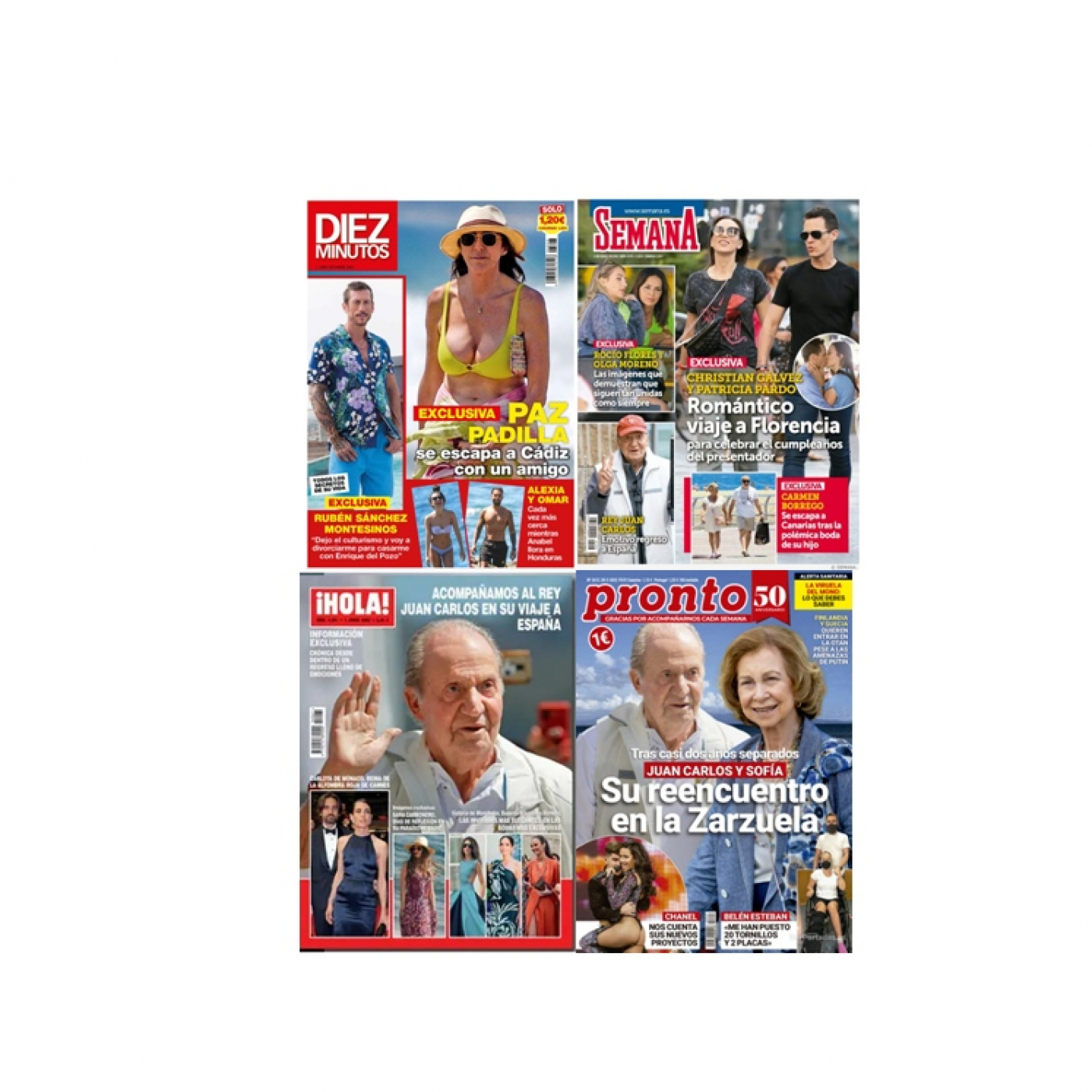 RICAS e FAMOSAS, repaso ás portadas das revistas do corazón 25-05-2022