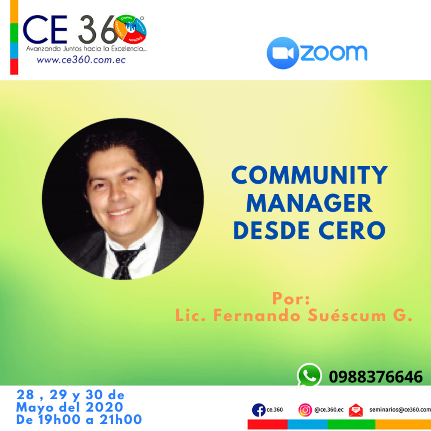 Webinars hacia la Comunidad
