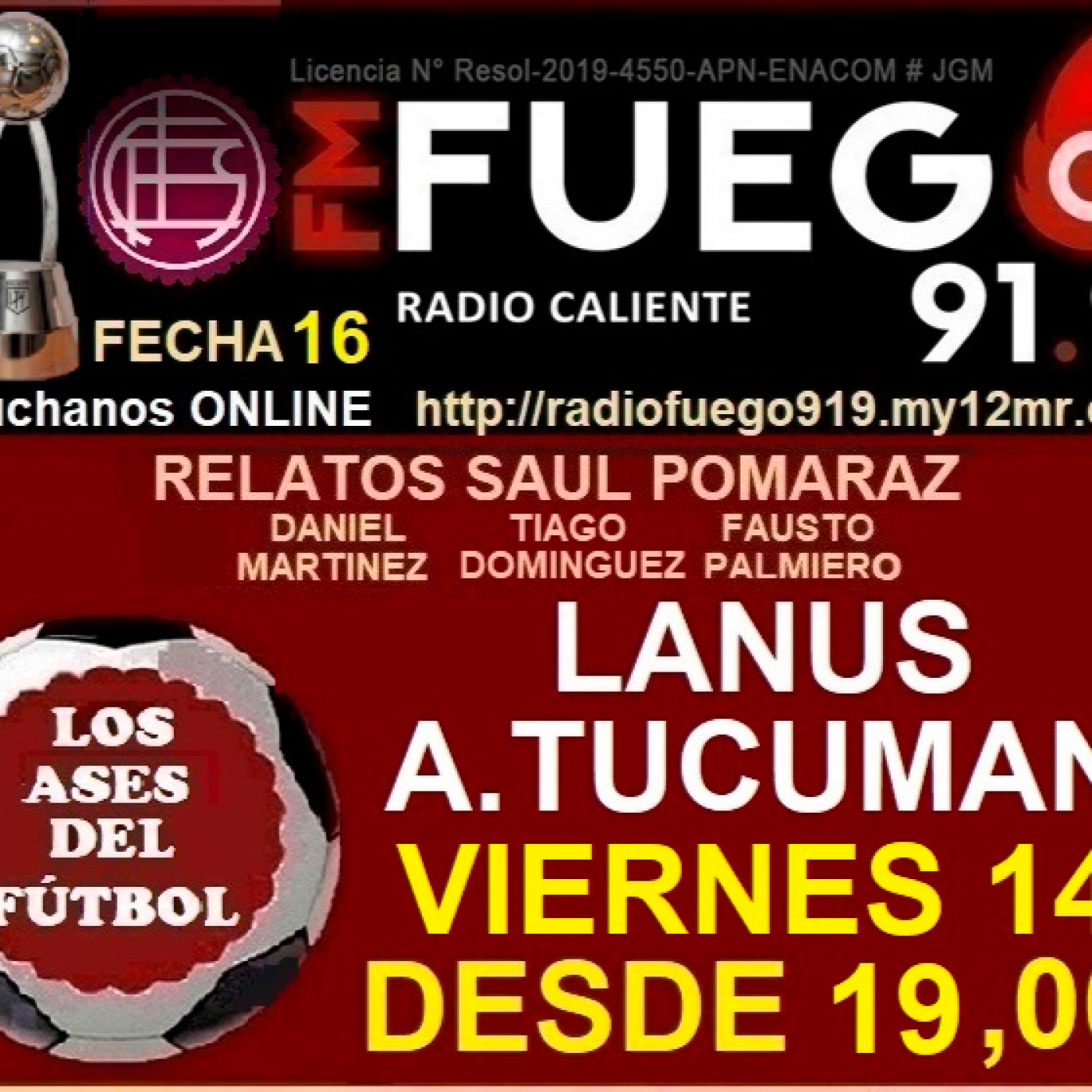 LANUS 3 - 1 A.TUCUMAN 14-11-2025 episode artwork