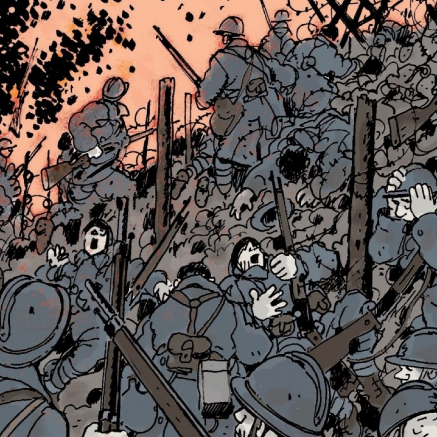 Dos Flanquean Juntos