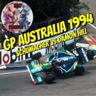 F1 BANDERA A CUADROS 4X12 - GP Australia 1994 | Schumacher vs Damon Hill
