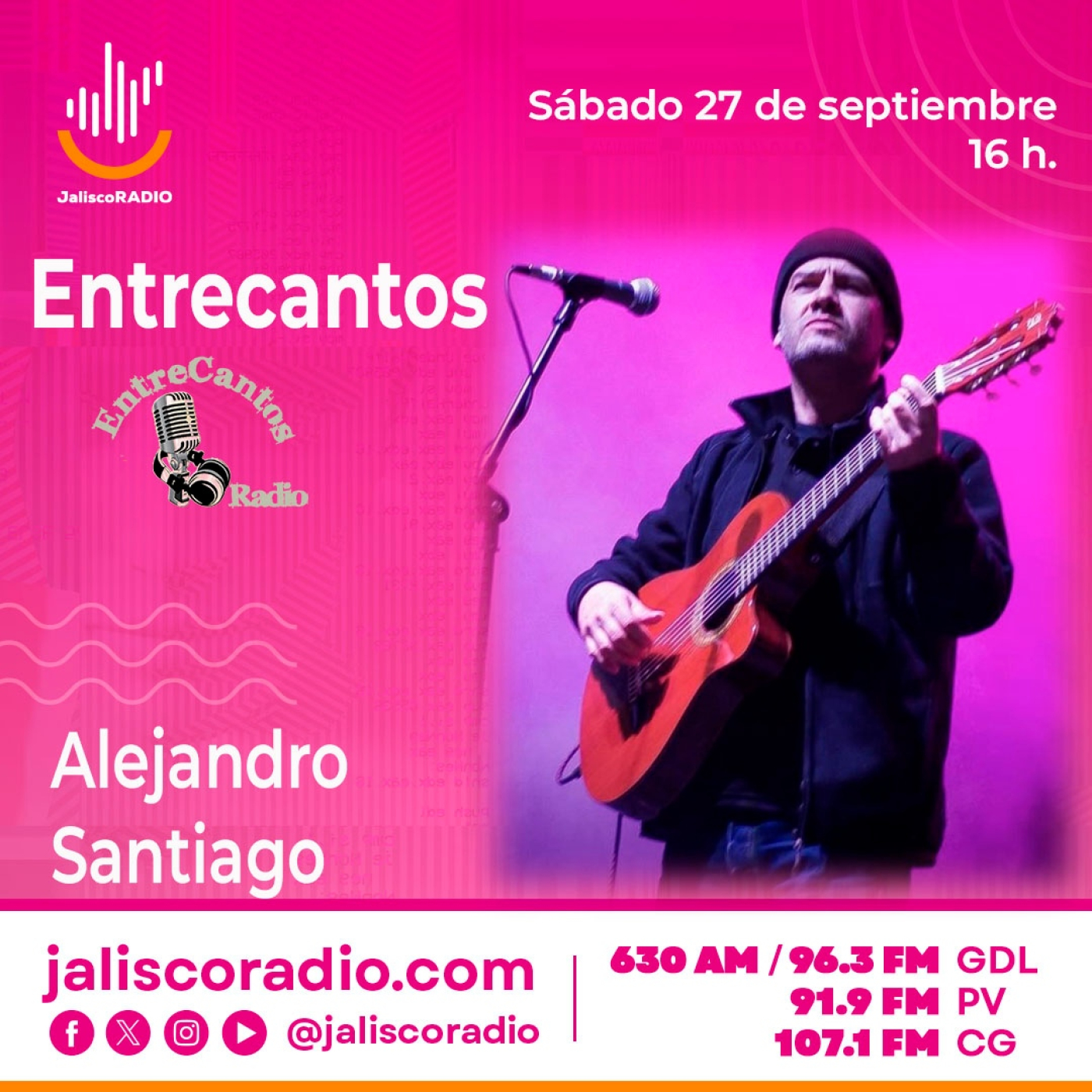 Programa Entrecantos 27 de septiembre, 2025: Alejandro Santiago episode artwork