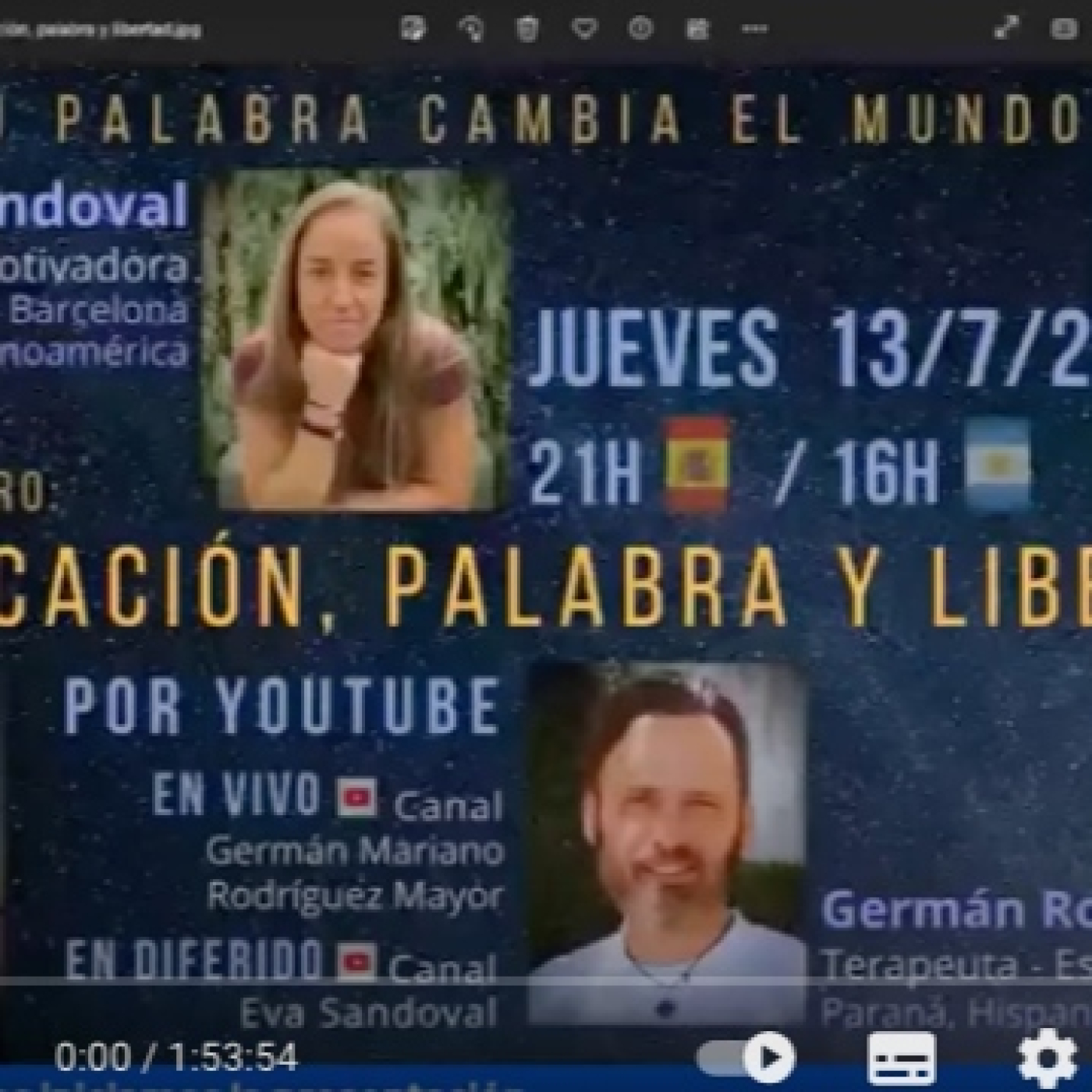 Entrevistas Eva Sandoval