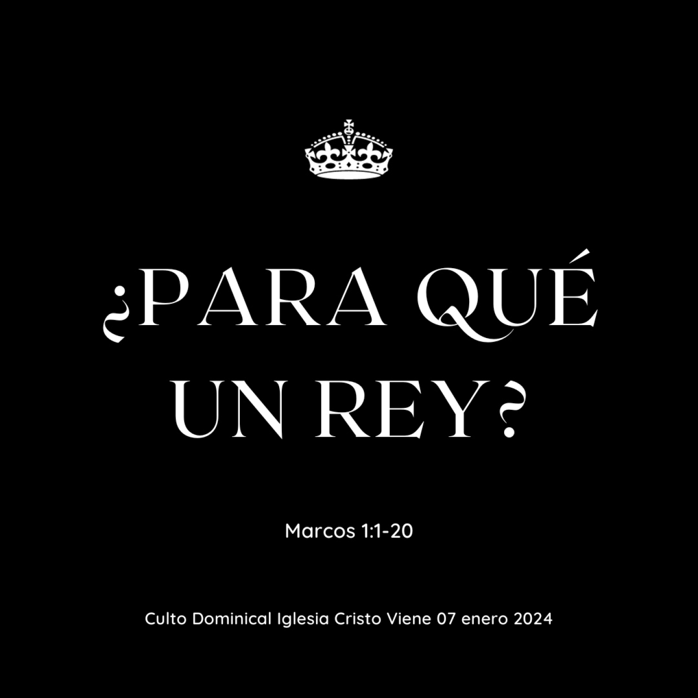 Predicaciones Iglesia Cristo Viene