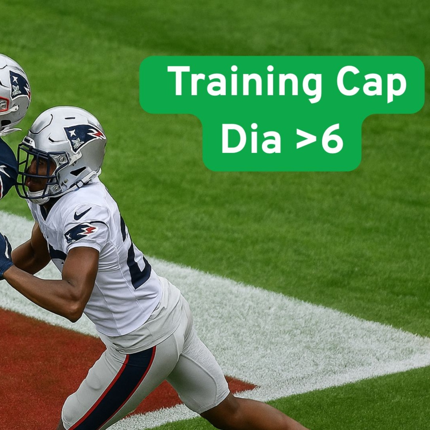 Dia 6 training camp de Patriots. Inconsistencia en la red zone