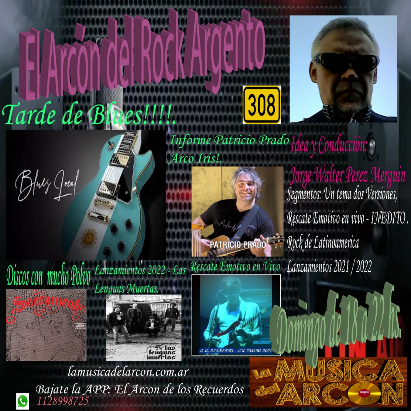 El Arcon del Rock Argento - Emision nº 308 Tarde de Blues - 02-10-2022 episode artwork