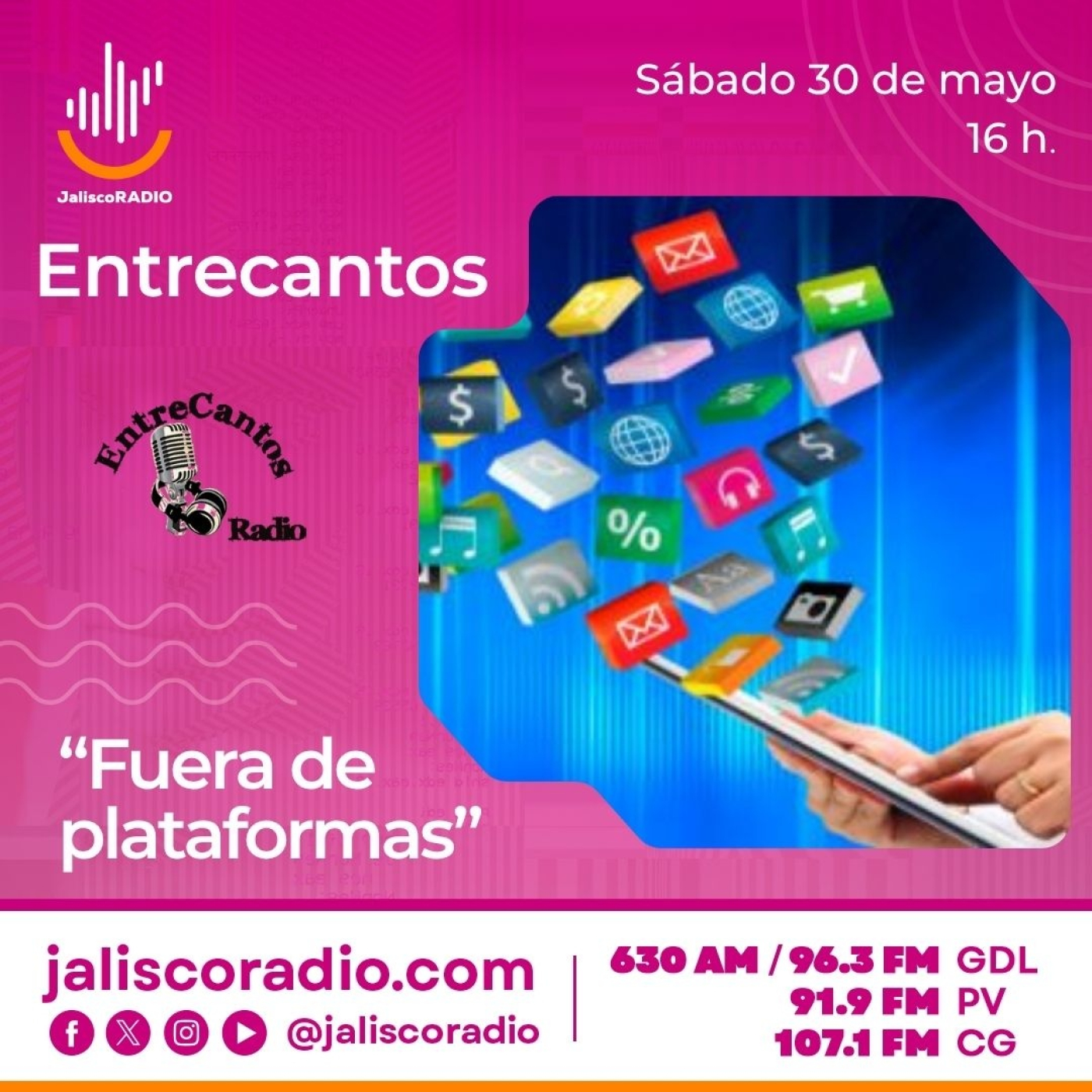 Programa Entrecantos 30 de mayo, 2026: "Fuera de plataformas" episode artwork