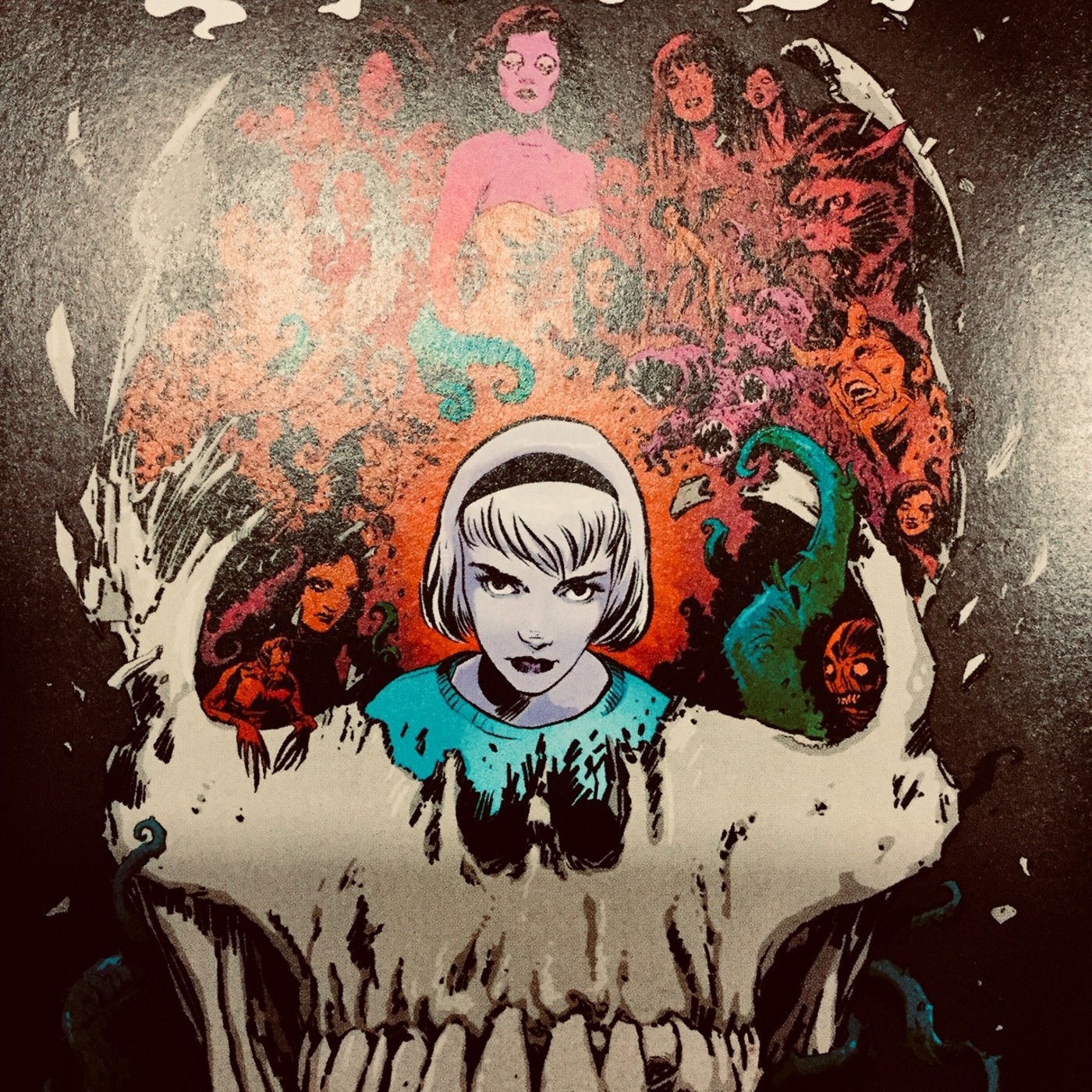 "El Mundo Sombrio de Sabrina" de Roberto Aguirre-Sacasa y Robert Hack episode artwork