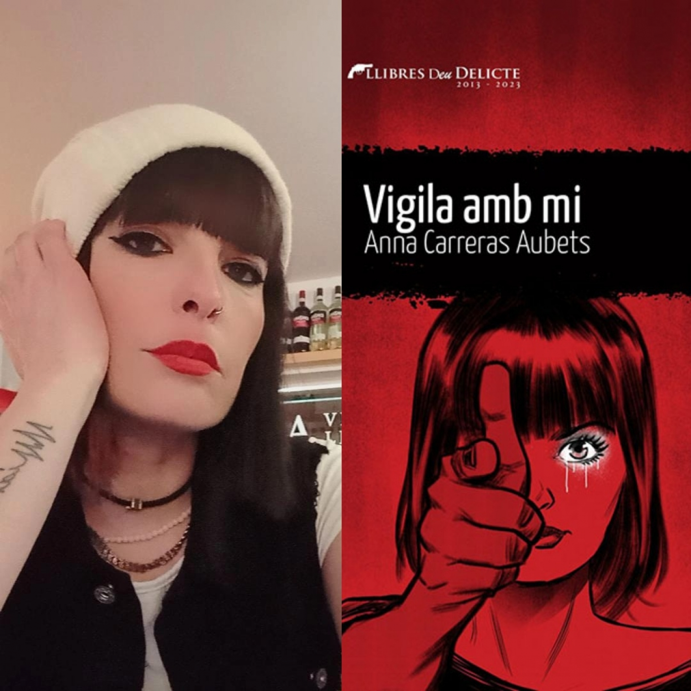 Entrevistem Anna Carreras, que ha publicat 'Vigila amb mi' a Llibres del Delicte
