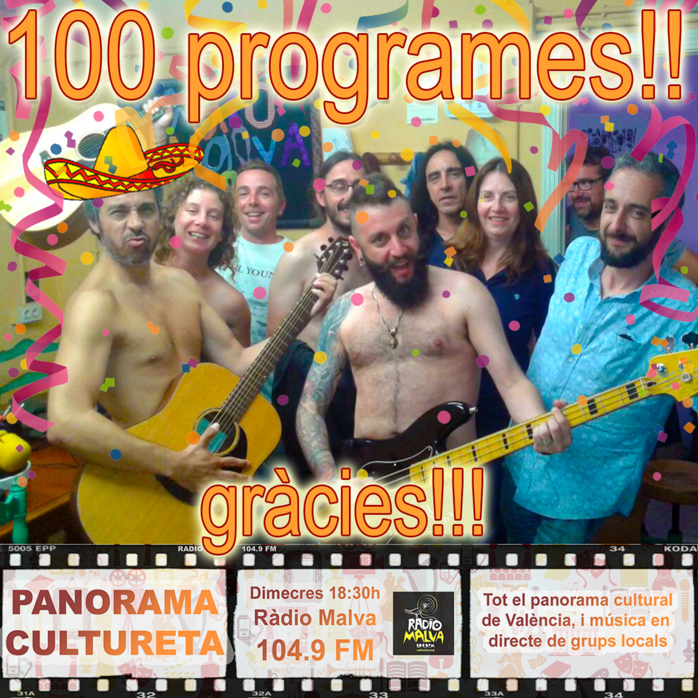 100º Panorama Cultureta!! The Tractores, Cinema Jove, Amstel Arts, Mari Carmen Sáez episode artwork