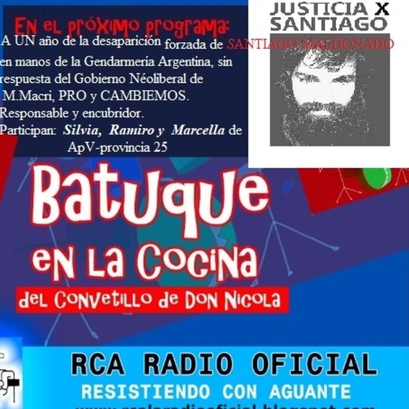 BATUQUE en la COCINA...SANTIAGO MALDONADO episode artwork