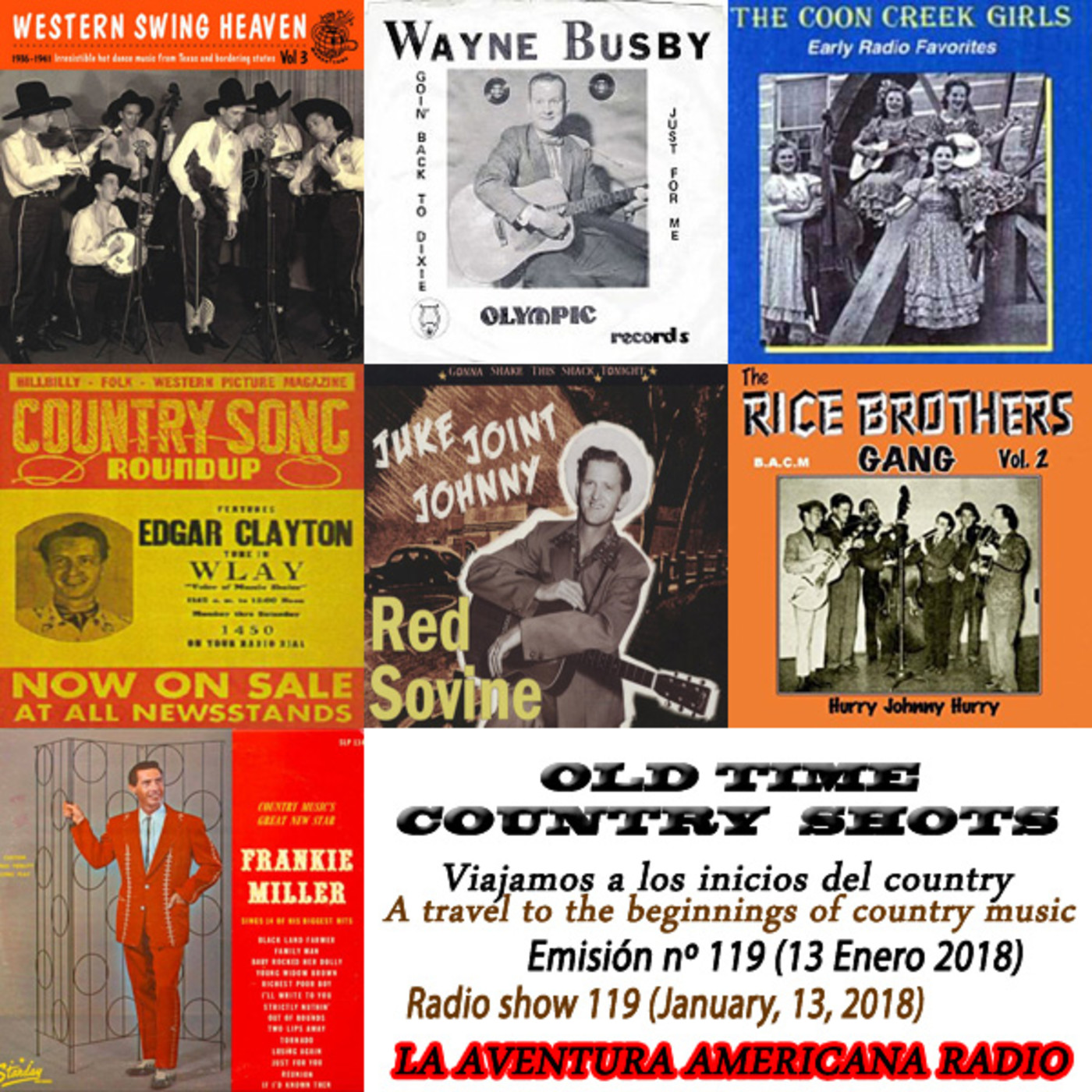 119- Old Time Country Shots (13 Enero 2018)