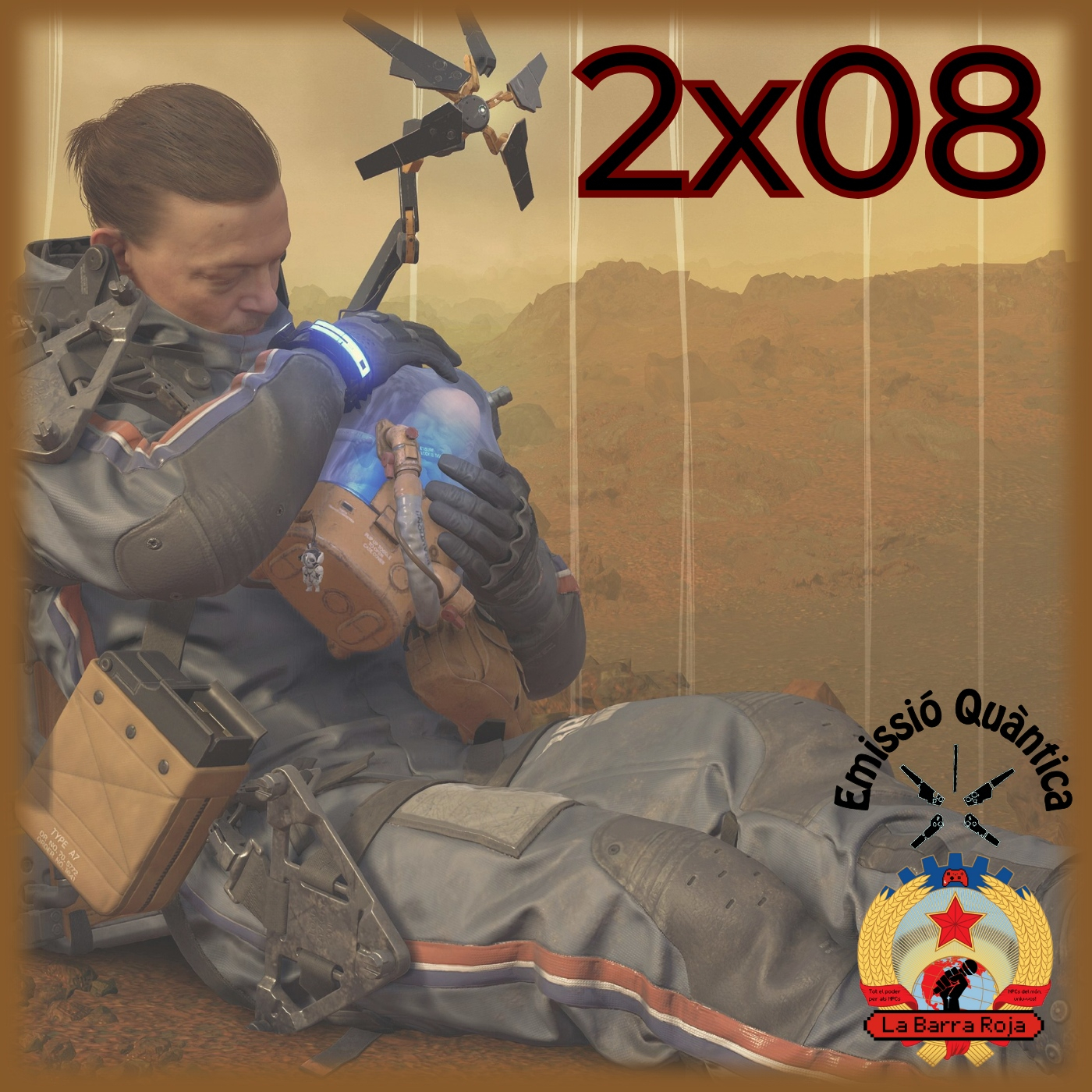 2x08 - EMISSIÓ QUÀNTICA: Death Stranding, Shapez, The first Berserker: Khazan, This War of Mine, Pacific Drive episode artwork