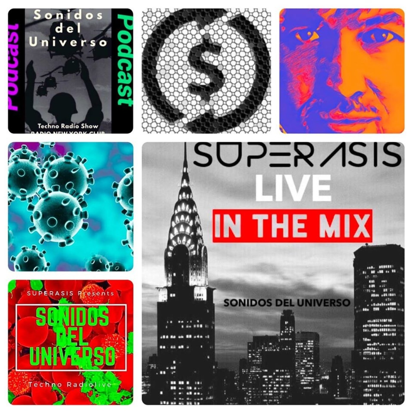 399.- Superasis LIVE IN THE MIX #Convid_19 Leftfield Techno 'SDU399' Madrid 14.03.20 episode artwork