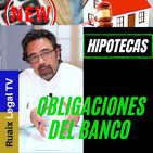 HIPOTECA | Obligaciones del Banco | Prestamo Hipotecario | Credito Hipotecario | Abogados Barcelona