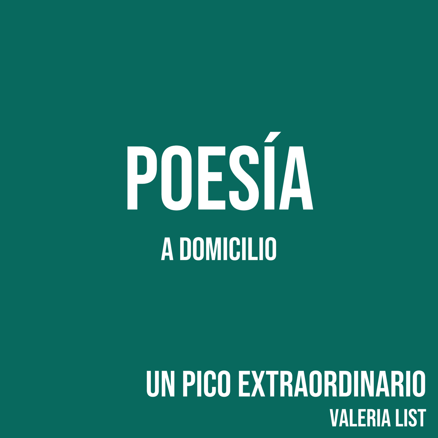 Poesía a domicilio