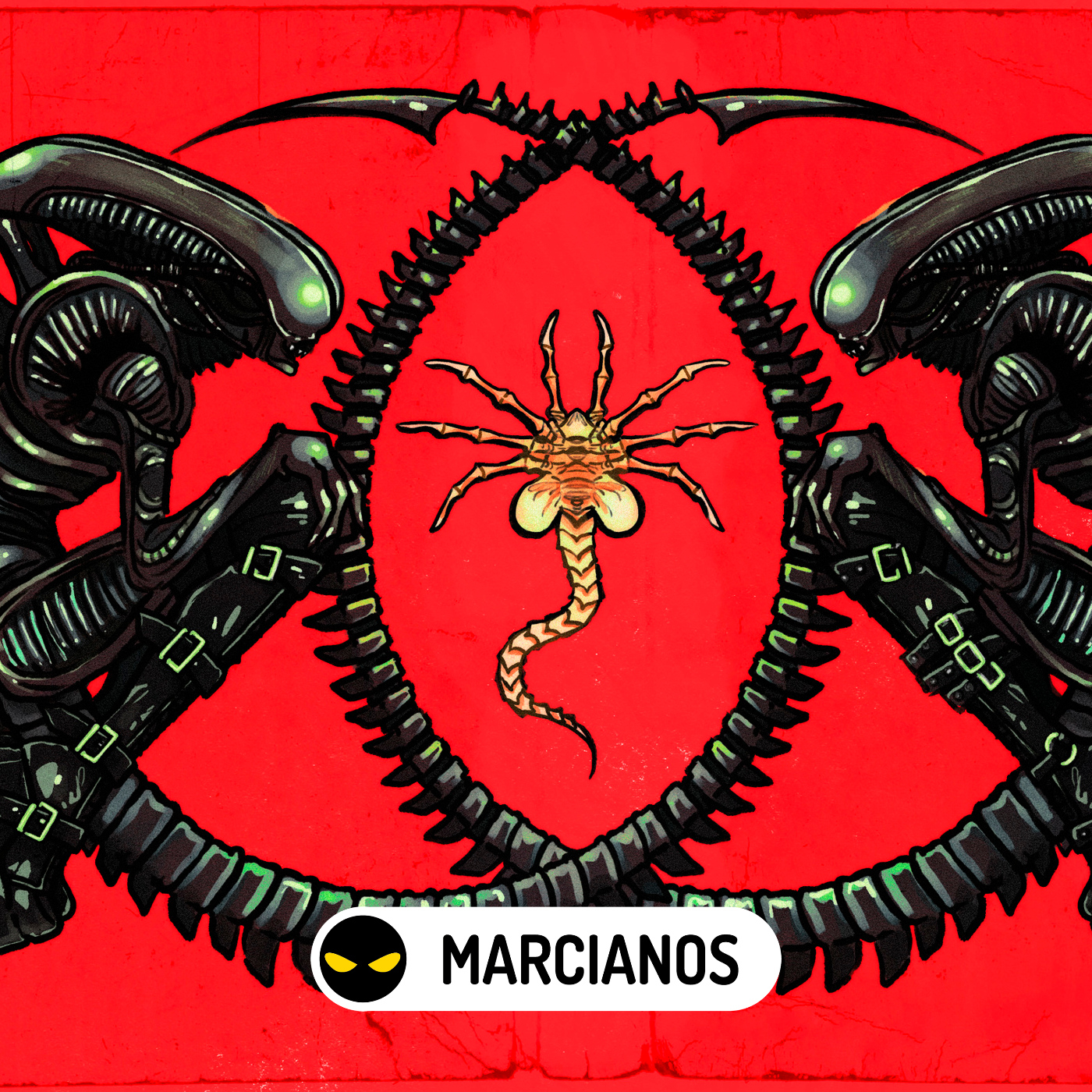 Marcianos en un Tren