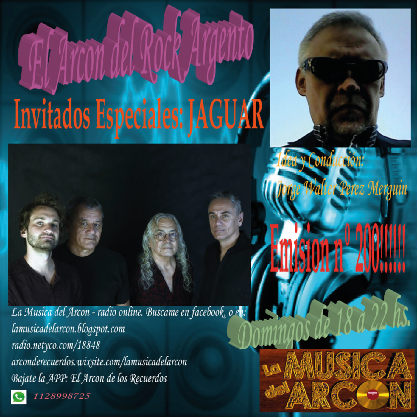 El Arcon del Rock Argento - Emision nº 200 - Entrevista a Jaguar - 06/09/2020 episode artwork