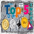 Edicion Especial: Top 5- Febrero: Litecoin- Bitcoin- Ethereum-BAT-WAX