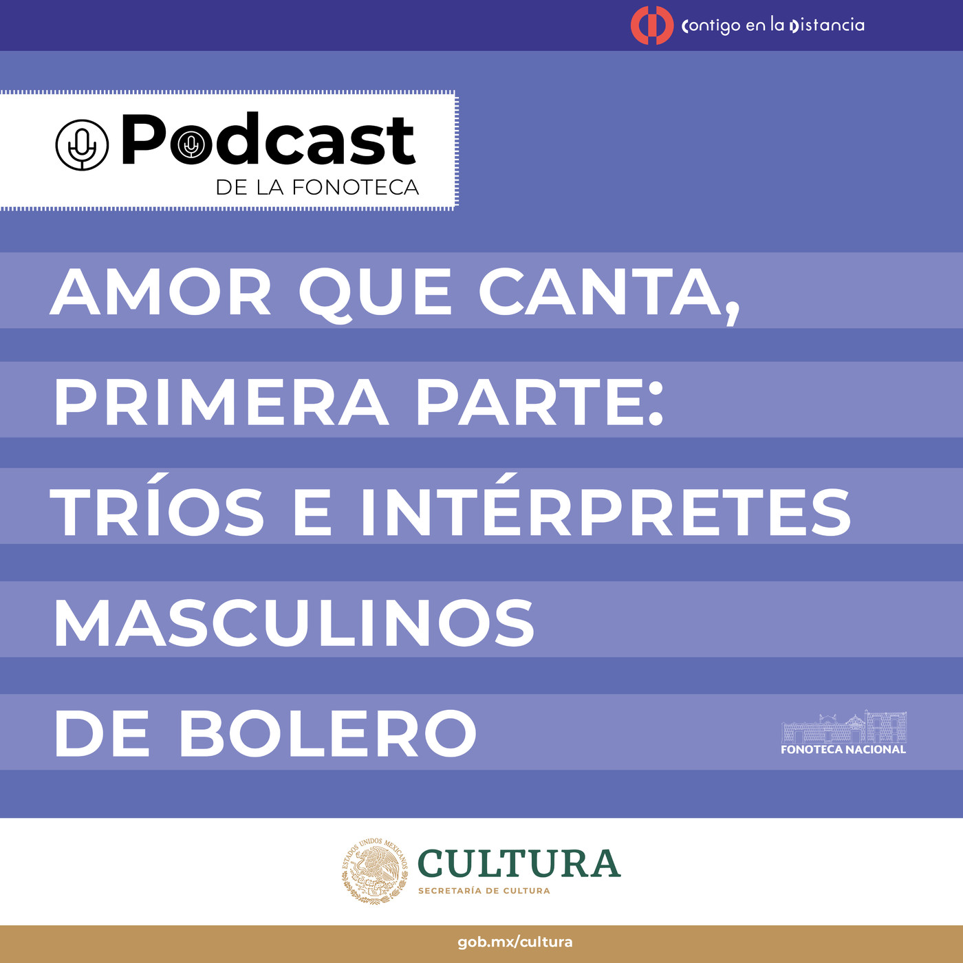 Amor que canta, primera parte: Tríos e intérpretes masculinos de bolero.