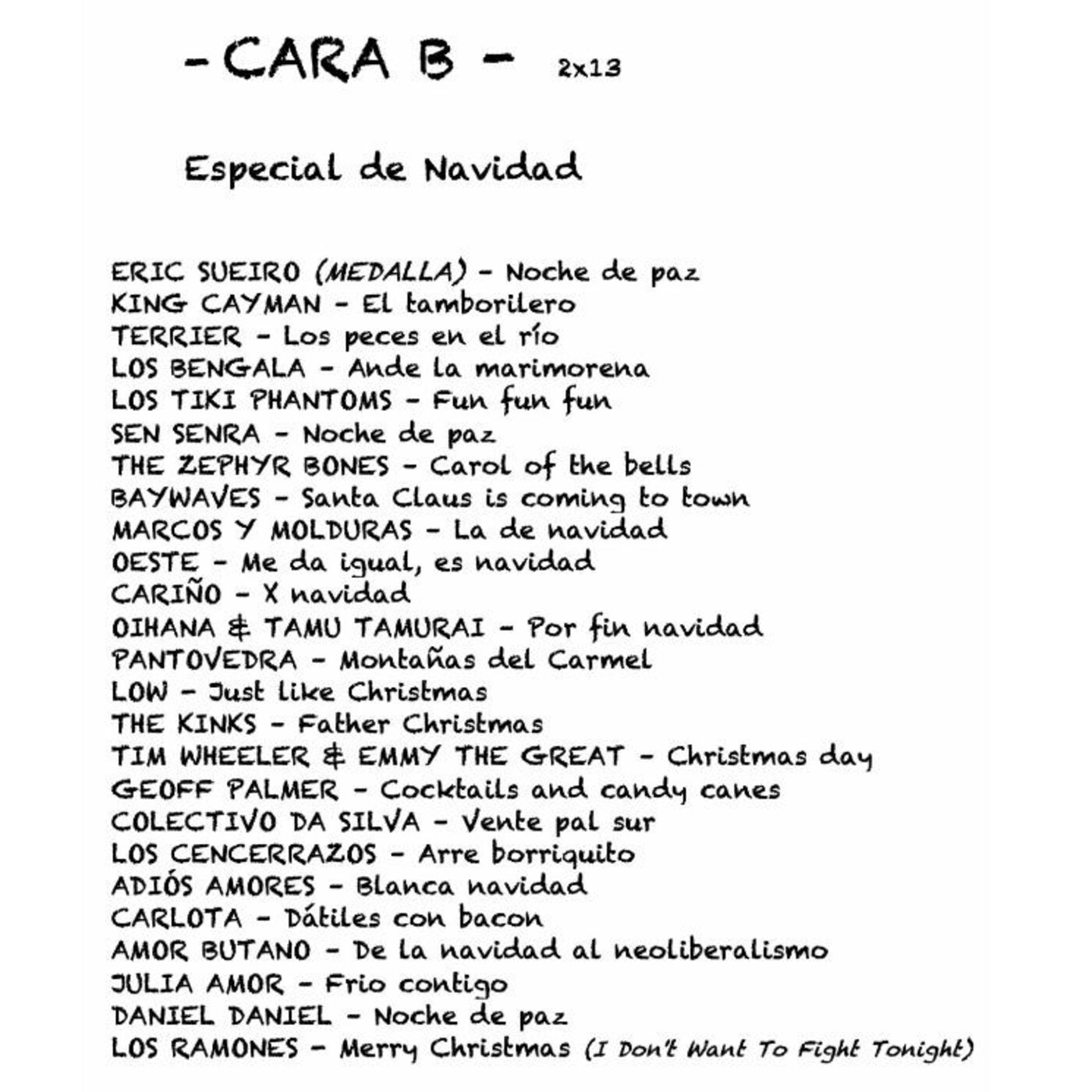 Cara B - 036 (Especial Navideño)