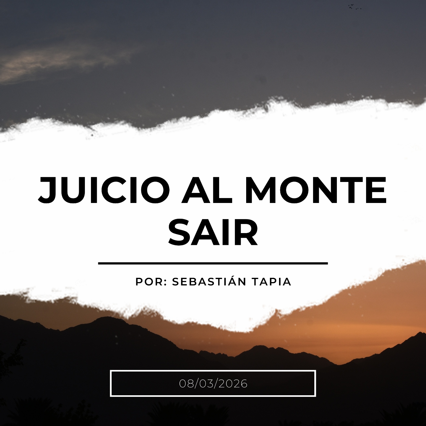 Prédica 8/03/2026: Juicio al monte Sair episode artwork