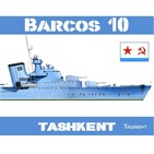Barcos 10 #44 Tashkent: Héroe de la Flota del Mar Negro - URSS Segunda Guerra Mundial Destructor Historia