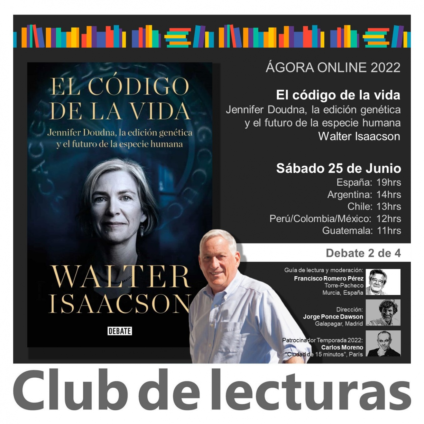 "El código de la vida" de Walter Isaacson - Debate 2/4 - 25 Junio 2022 episode artwork