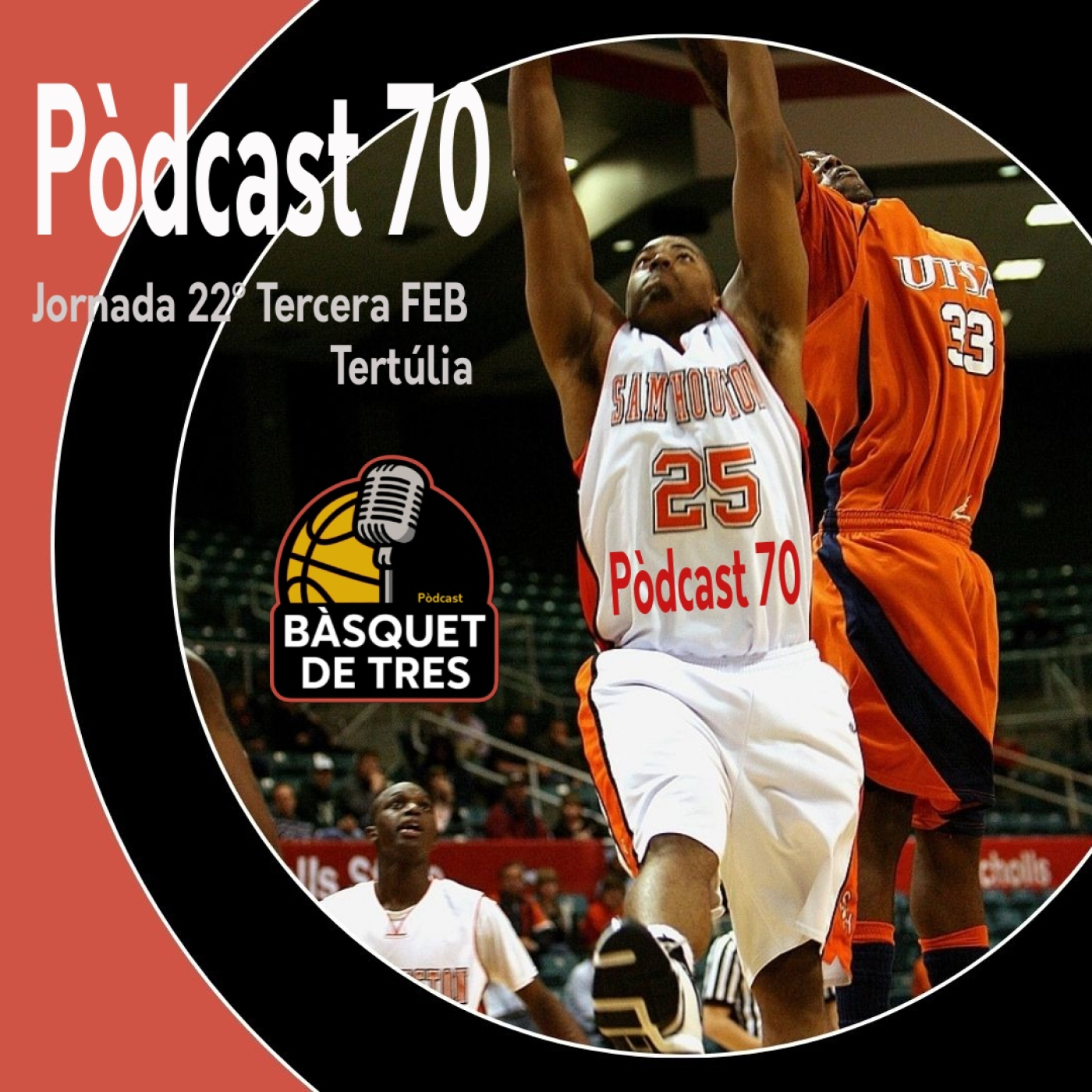 «Bàsquet de Tres» pòdcast 70: Tertúlia i quintet de la jornada 22 episode artwork