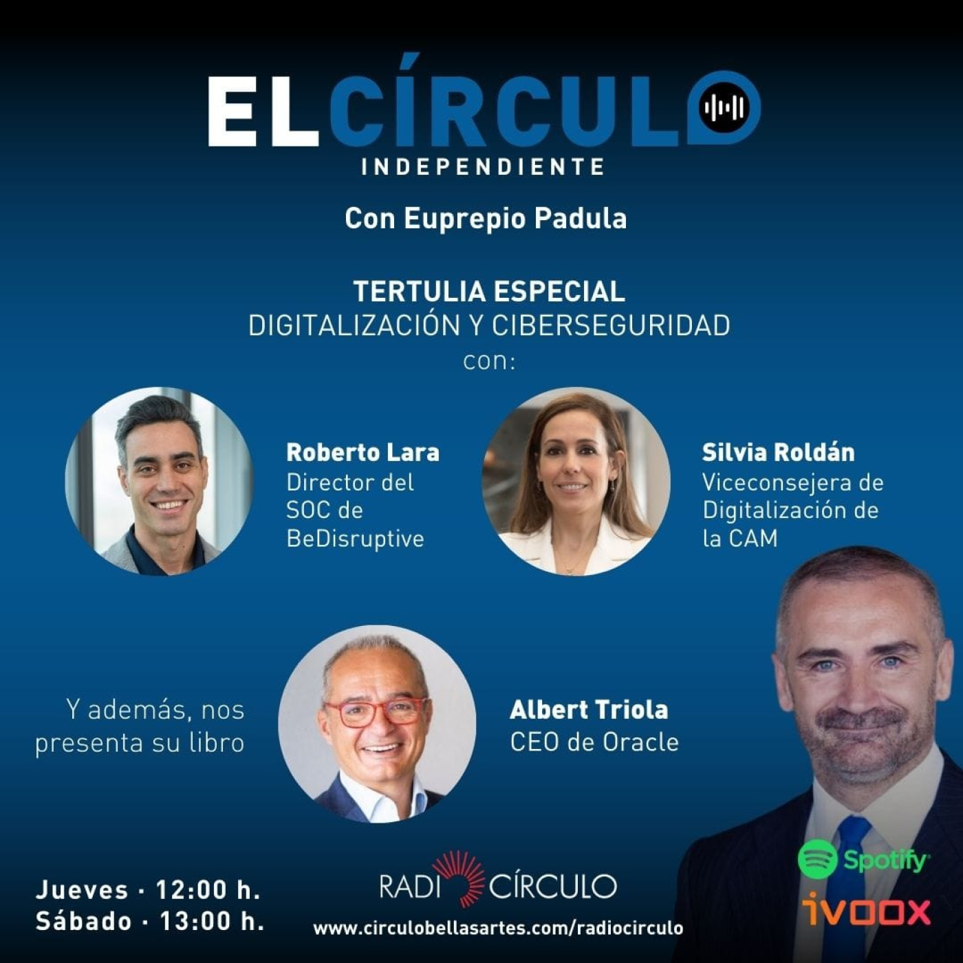 Programa 6: tertulia sobre ciberseguridad y Albert Triola, CEO de Oracle episode artwork