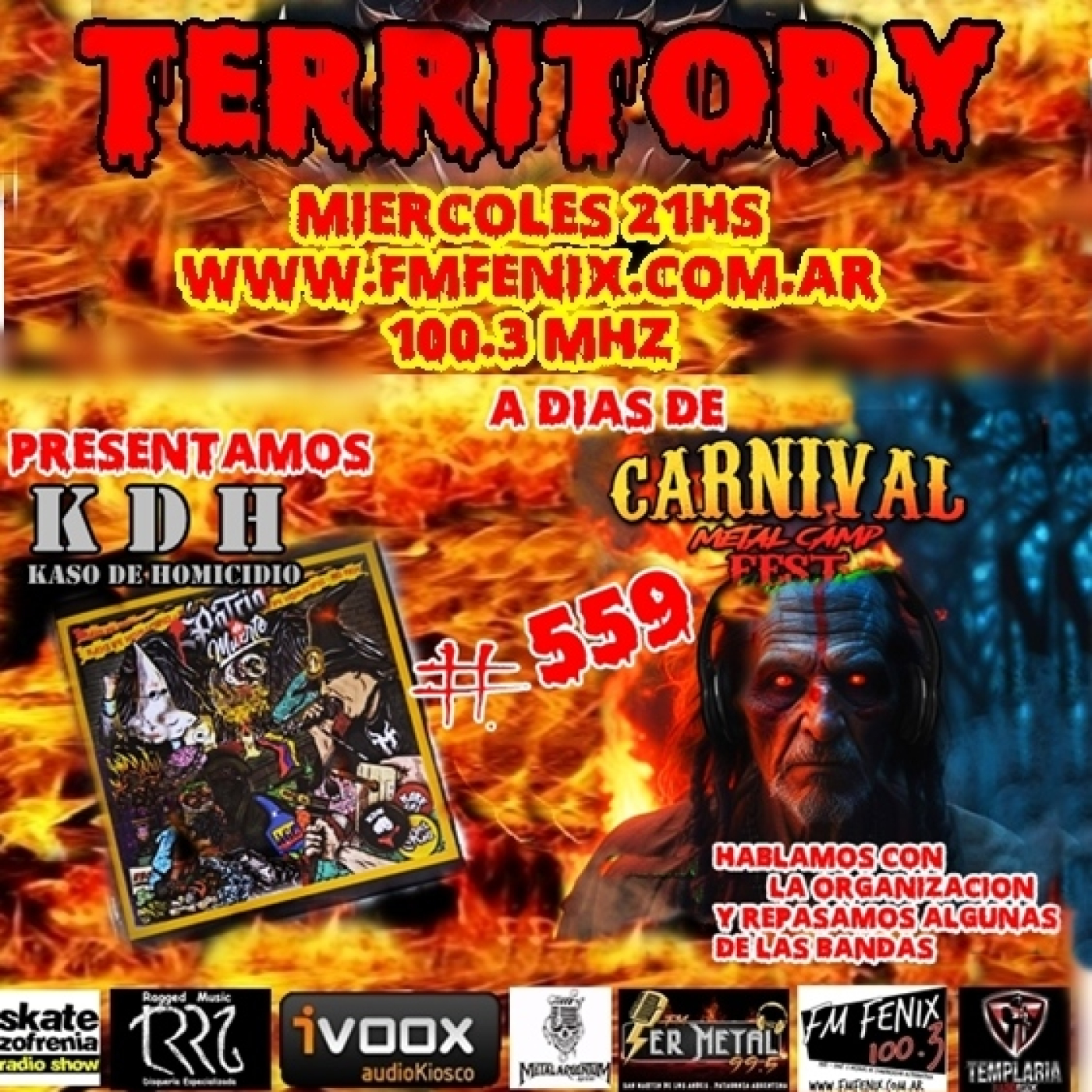 TERRITORY RADIO #559 (05-11-2025) - CARNIVAL FEST 2025 1RA episode artwork