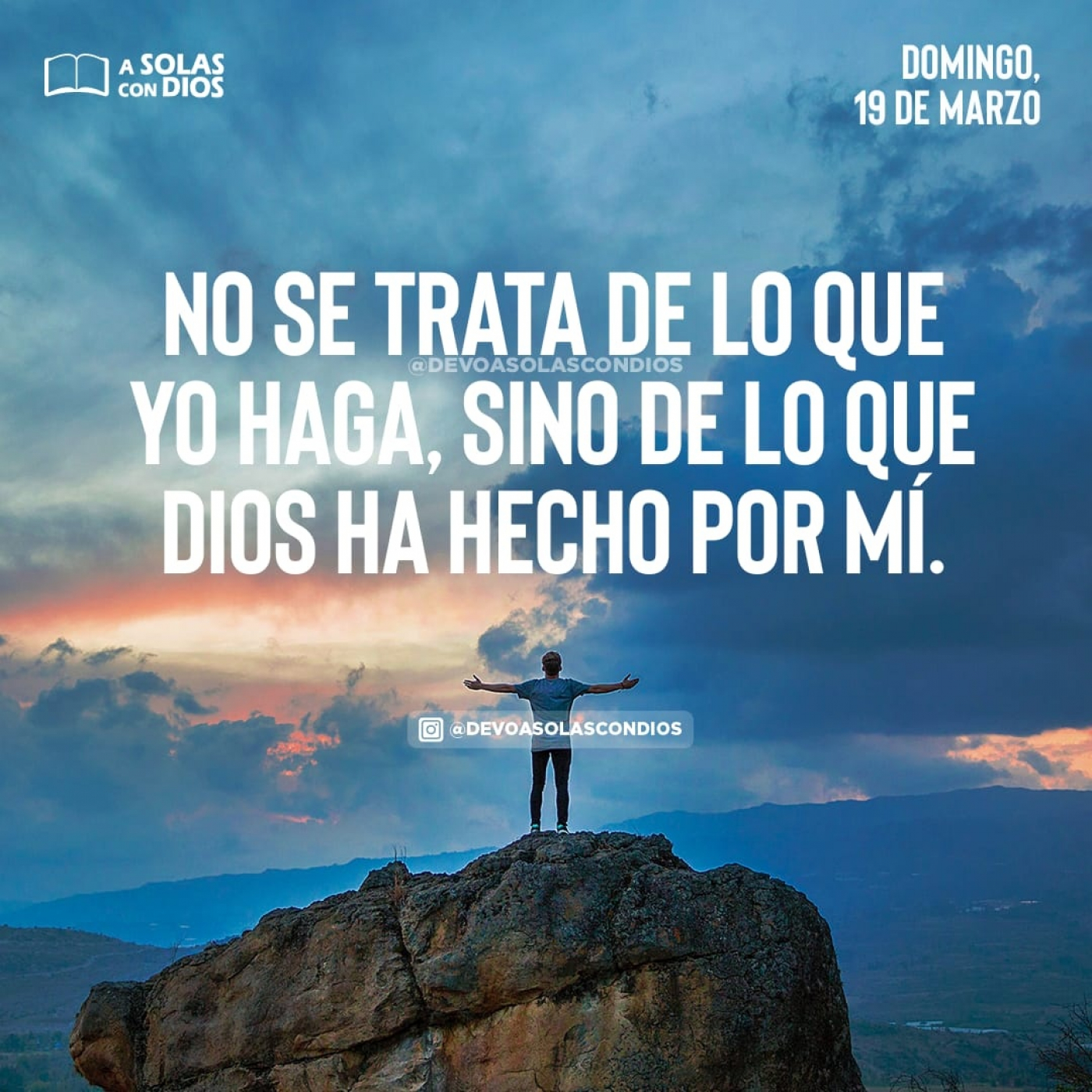 A Solas con Dios