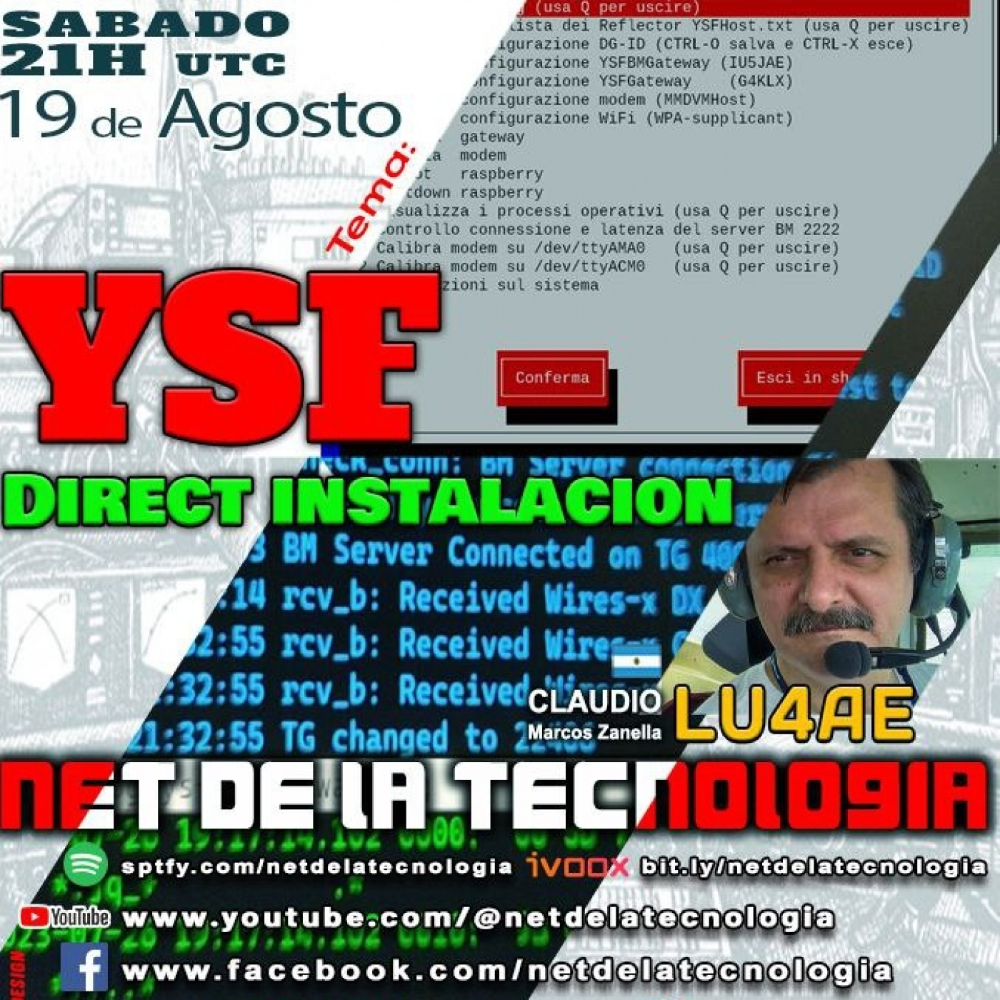 #422 YSF-Direct por LU4AE Claudio episode artwork