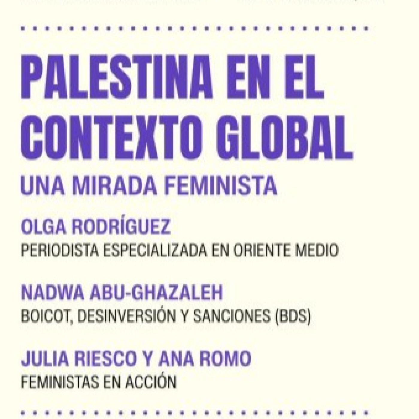 Charla: Palestina en el Contexto global. Una mirada feminista episode artwork