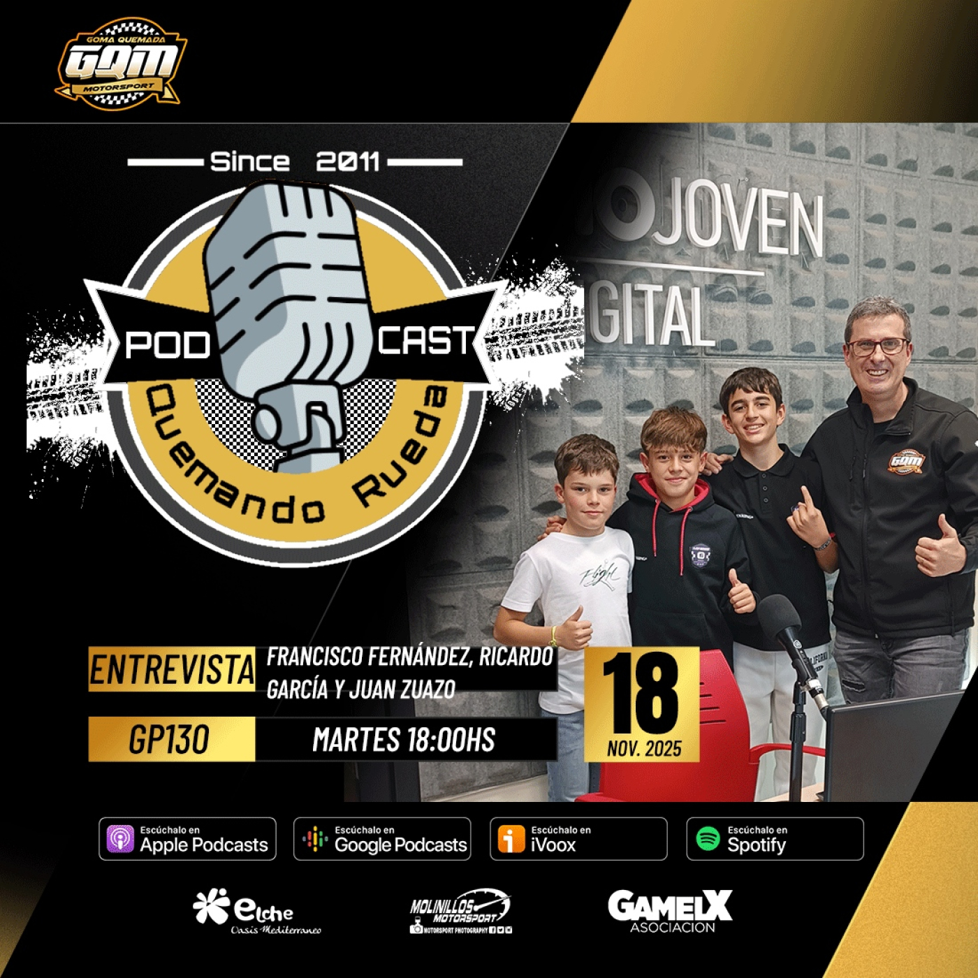 T7 - GP130 Entrevista a 3 jovenes pilotos Francisco Fernández, Ricardo García y a Juan Zuazo