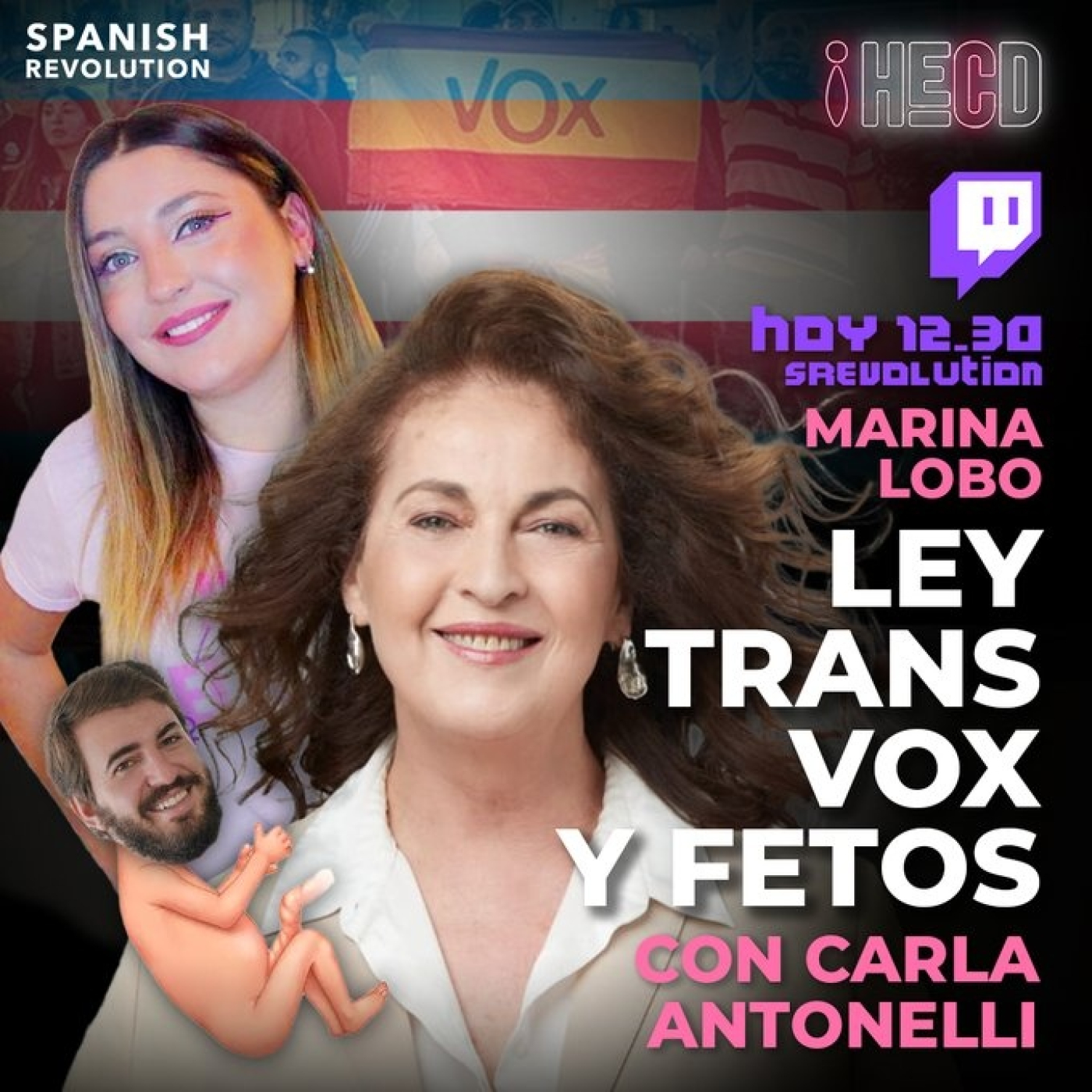 HECD 190 Completo: charla con Carla Antonelli + Vox y los fetos + reacciones a Shakira