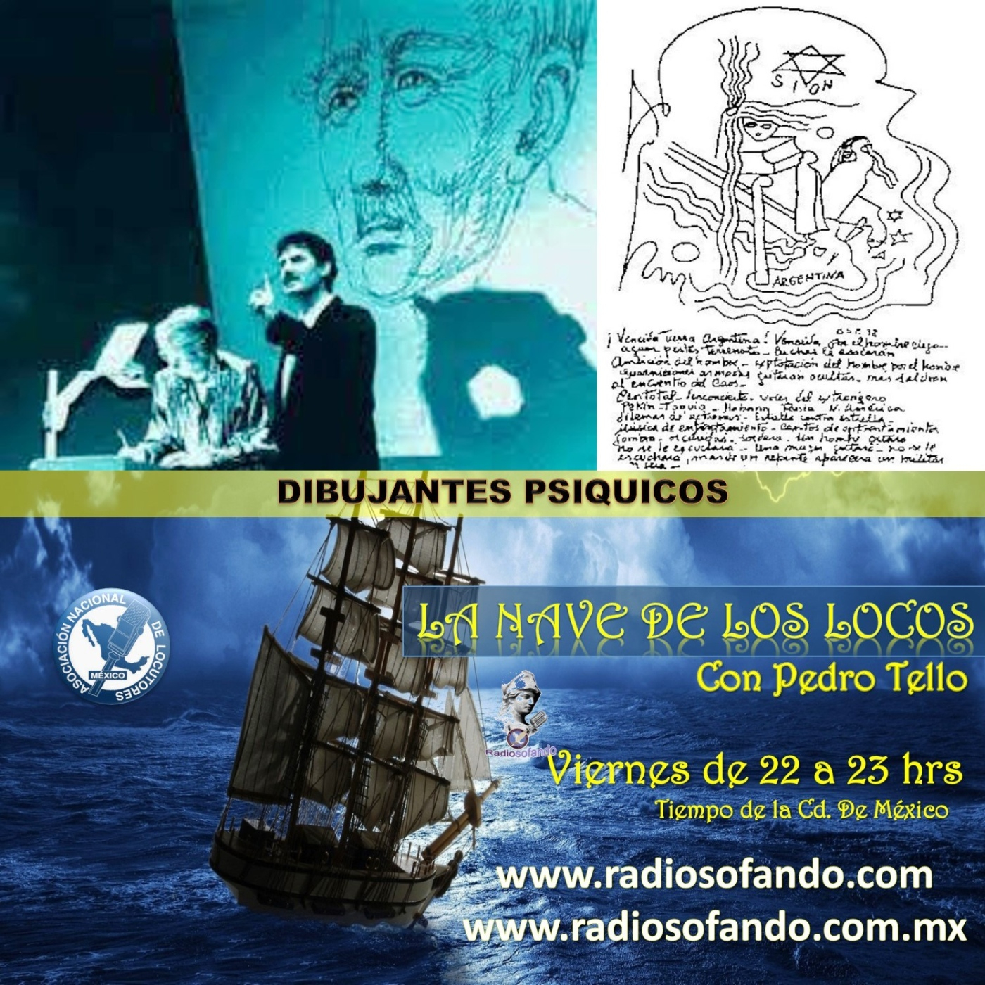 La Nave de los Locos_DIBUJANTES PSÍQUICOS_04-08-23 episode artwork