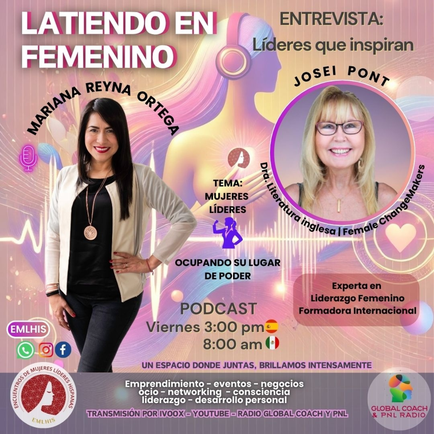Líderes que Inspiran: Liderazgo femenino desde las raíces del alma y la neurociencia Josie Pont Líderes que Inspiran: Liderazgo femenino desde las raíces del alma y la neurociencia Josie Pont