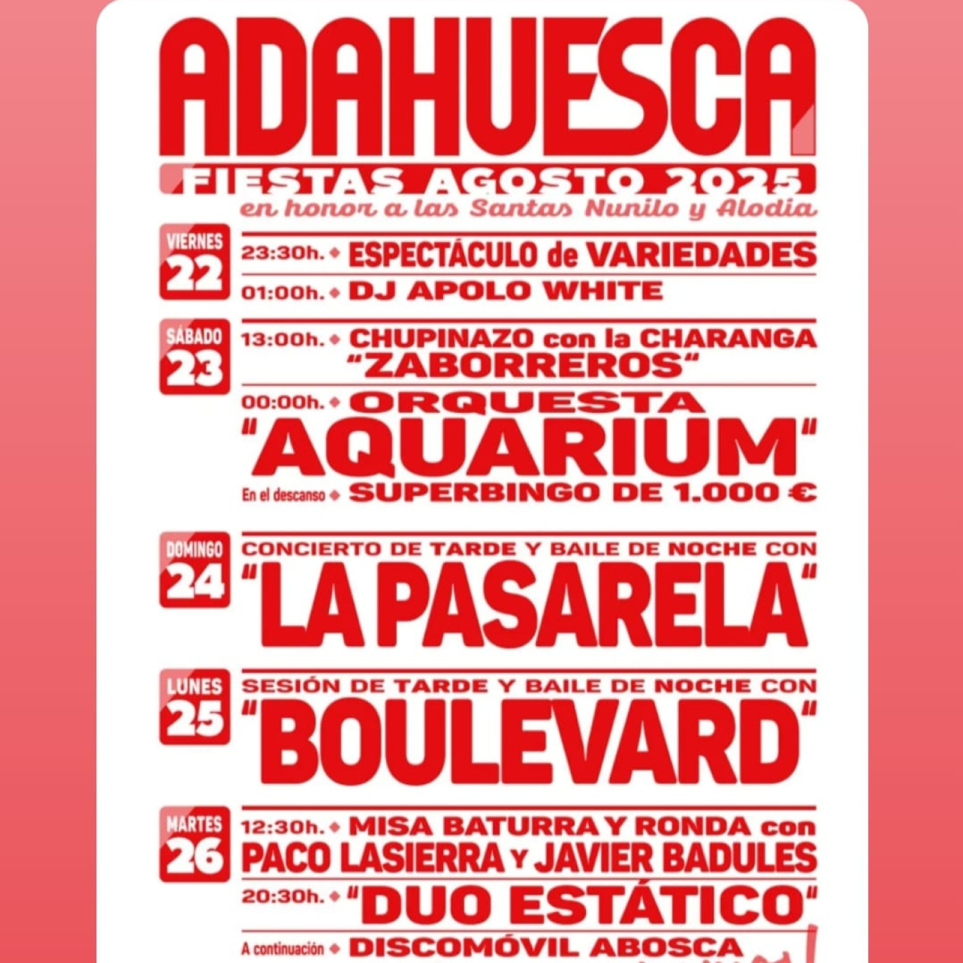 Fiestas de Adahuesca 2025 episode artwork