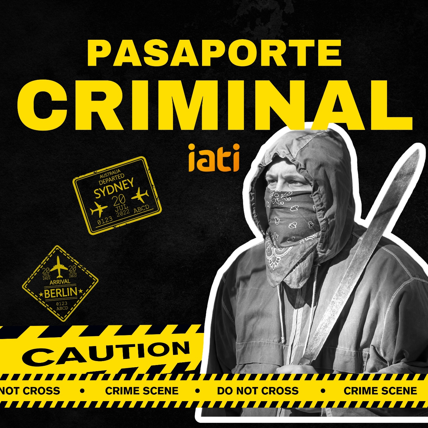 Pasaporte Criminal, Crímenes y Viajes
