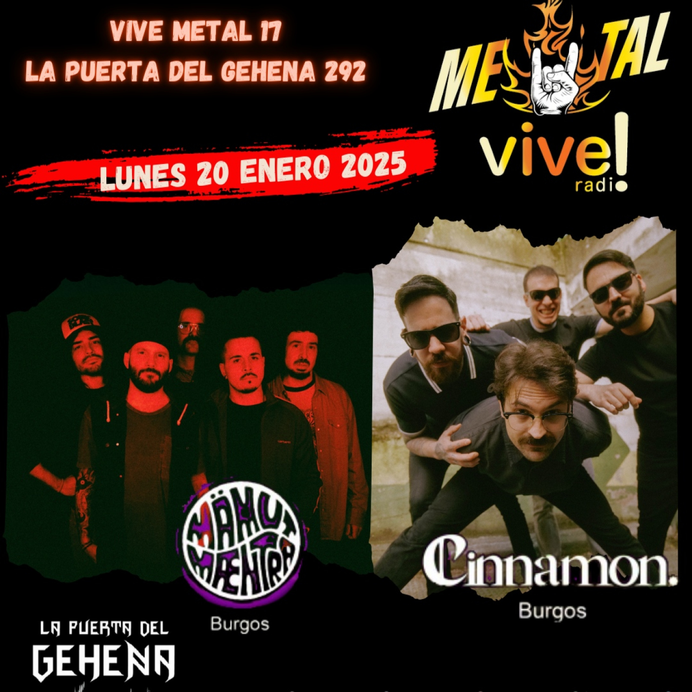 VIVE METAL Y LA PUERTA DEL GEHENA
