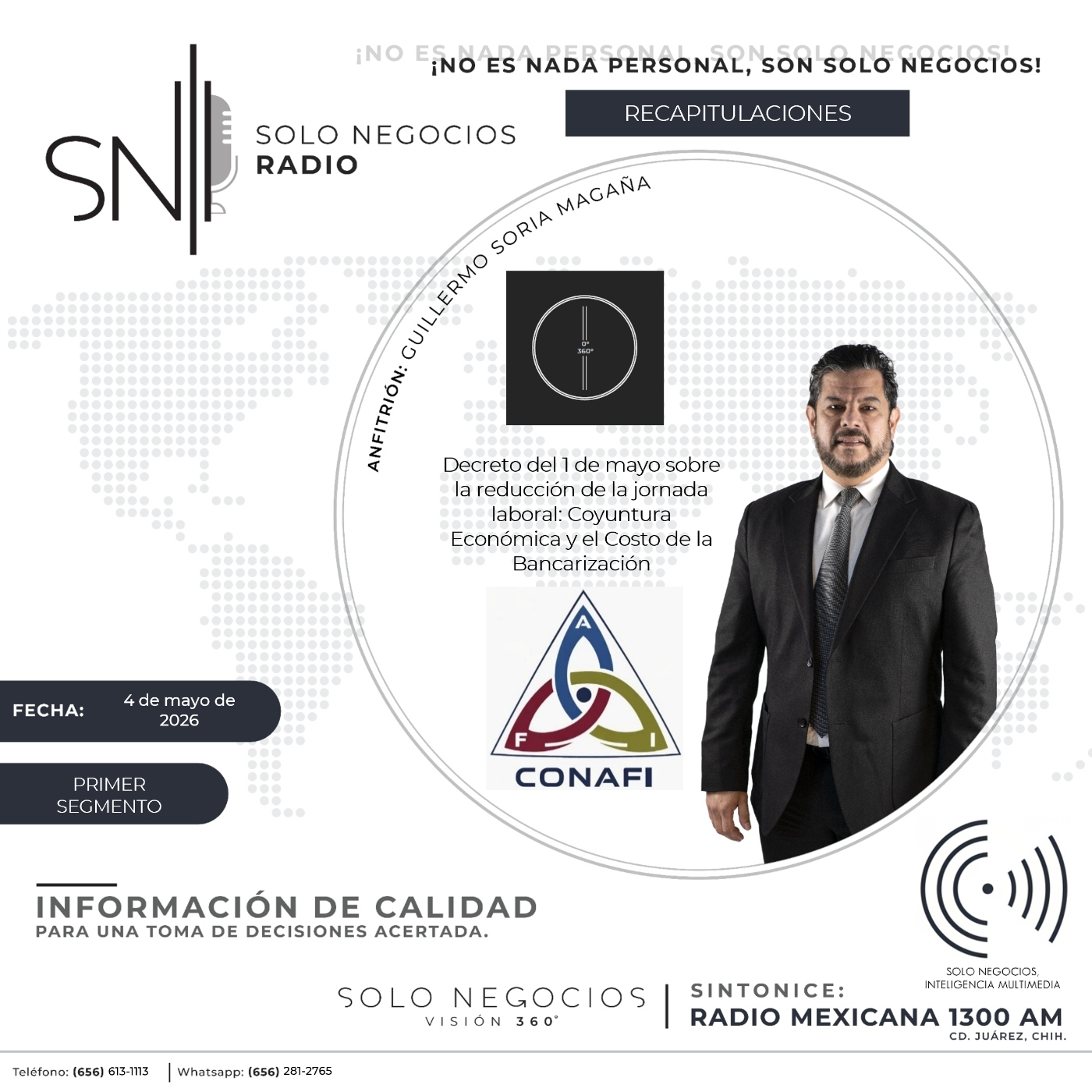 [SNR] Primer segmento de Solo Negocios Radio del 4 de mayo de 2026 episode artwork
