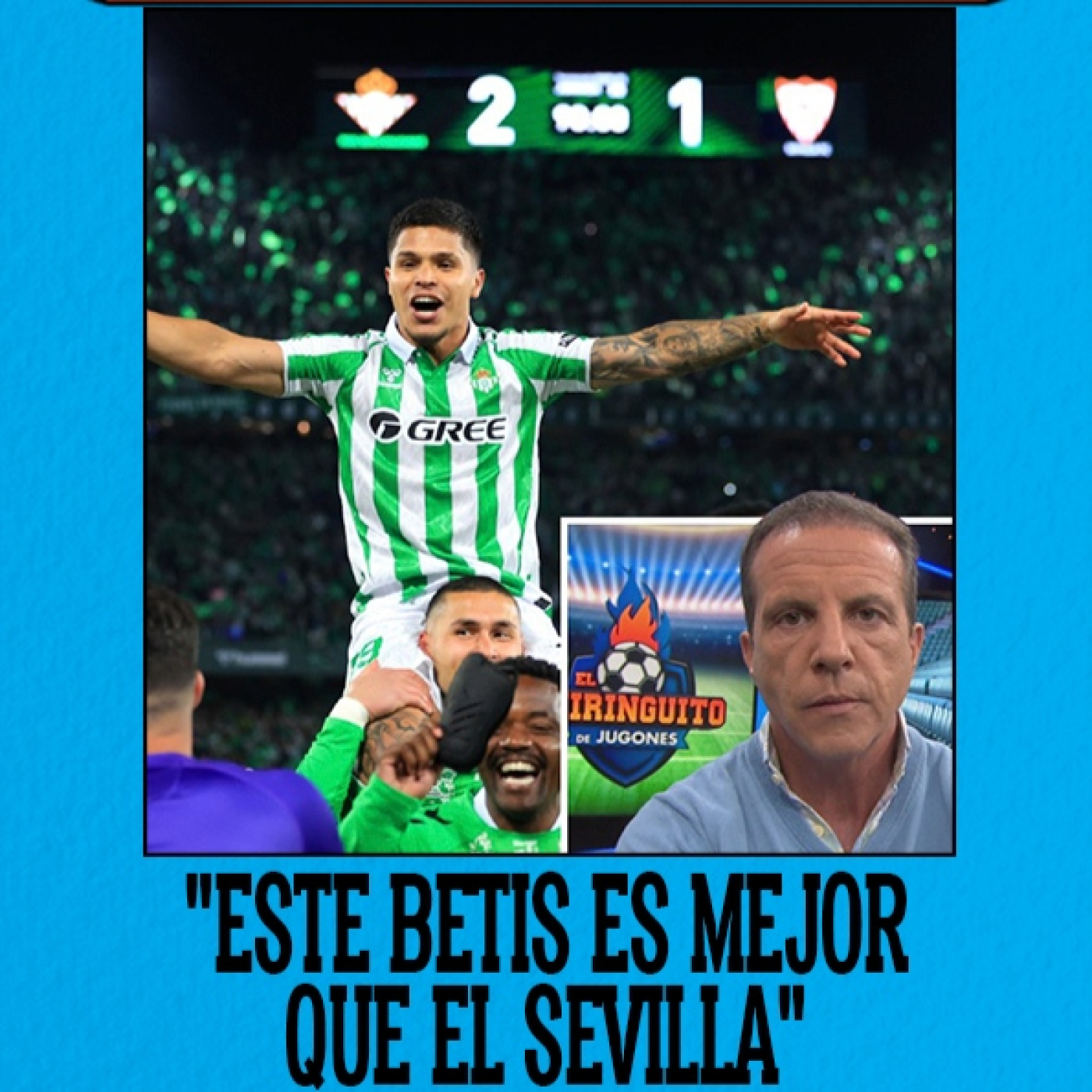 CRISTÓBAL SORIA: "EL BETIS ES MEJOR QUE EL SEVILLA" | D 30/03 CHIRINGUITO JUGONES episode artwork