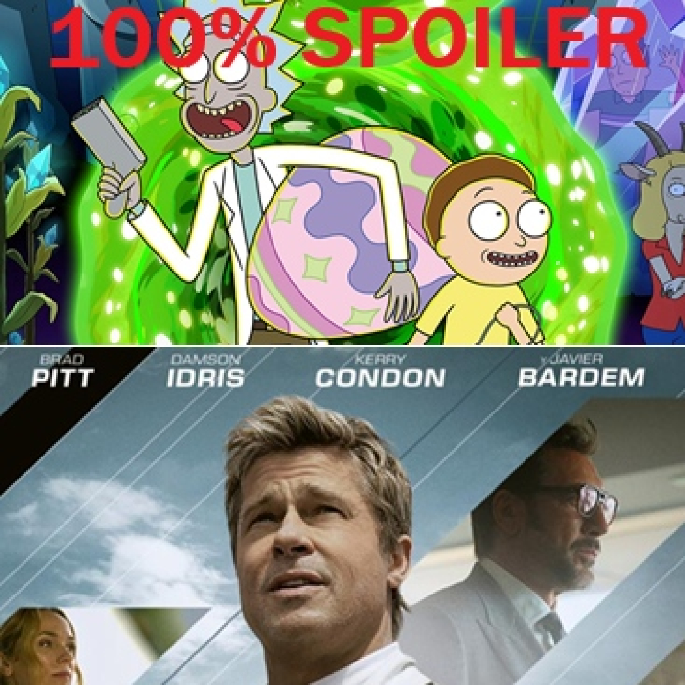 100% Spoiler 9.68. F1 - La película & Rick y Morty Temporada 8. episode artwork