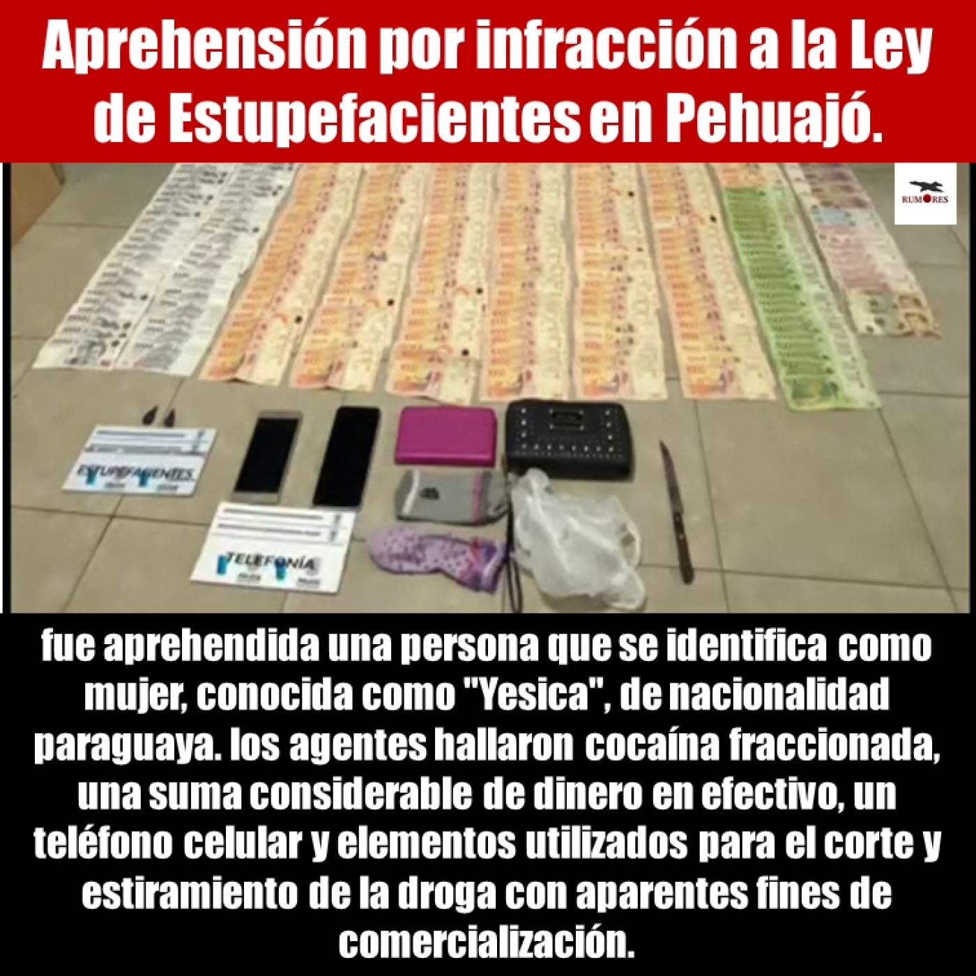 Aprehensión por infracción a la Ley de Estupefacientes en Pehuajó episode artwork